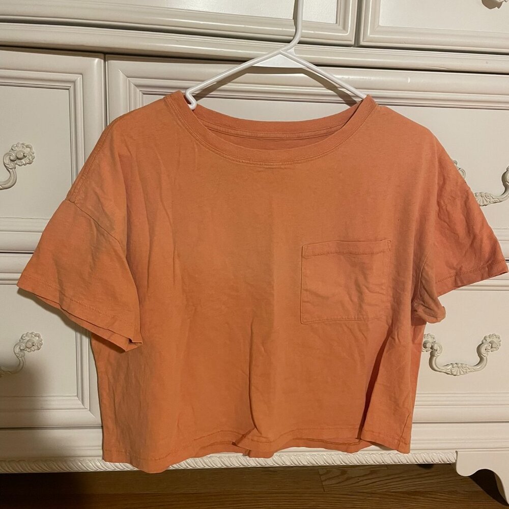 Everlane Boxy-Cut Cropped Cotton Tee